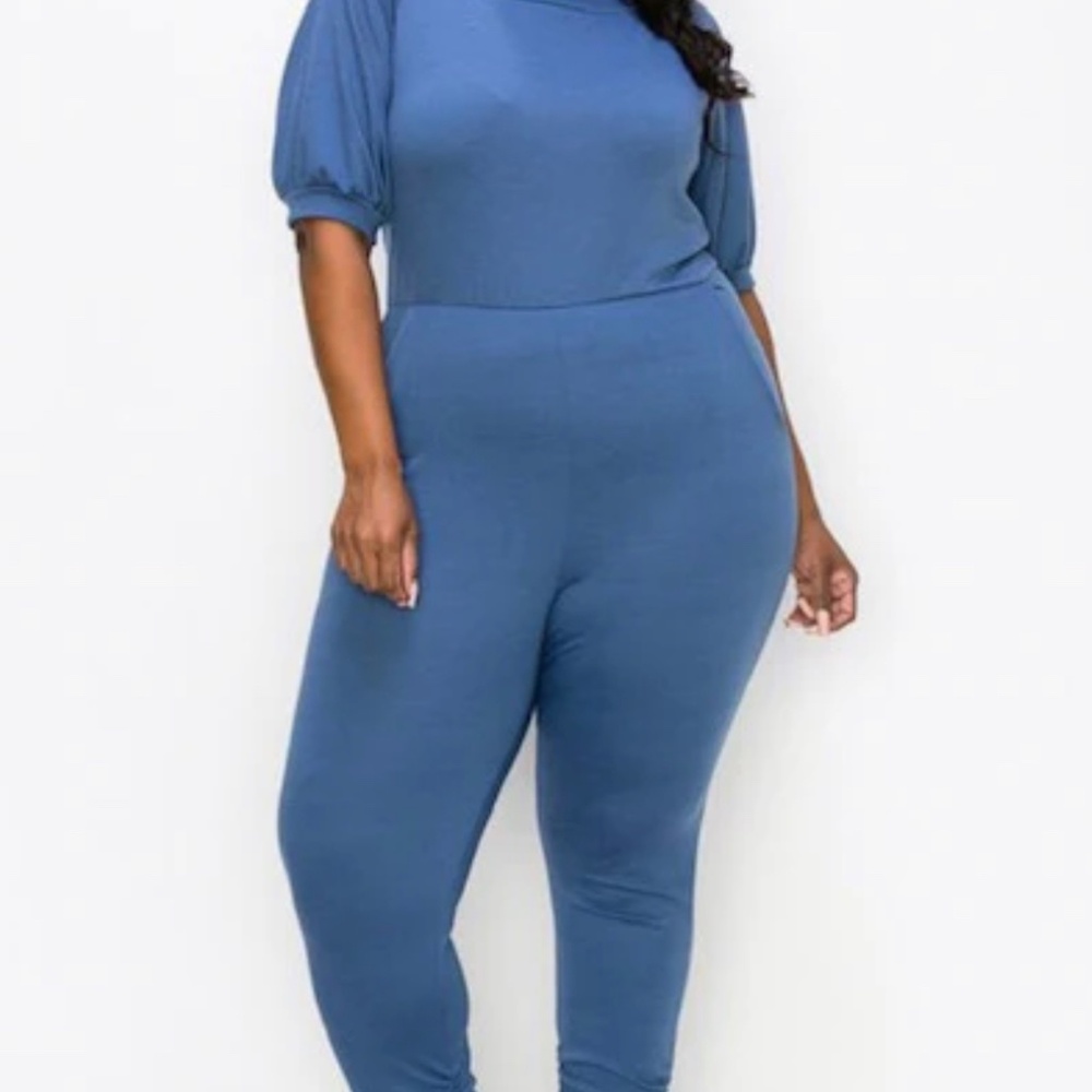 Never basic - blue jumpsuit - Picture 2 of 5